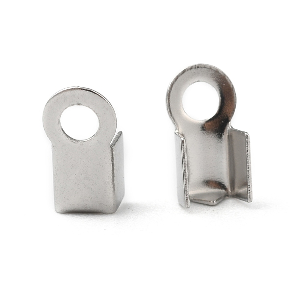 PandaHall 304 Stainless Steel Fold Over Crimp Cord Ends, Stainless Steel Color, 8x4x3mm, Hole: 2mm, 3x5mm inner diameter 304 Stainless Steel
PandaHall 304 Stainless Steel Fold Over Crimp Cord Ends, Stainless Steel Color, 8x4x3mm, Hole: 2mm, 3x5mm inner diameter 304 Stainless Steel