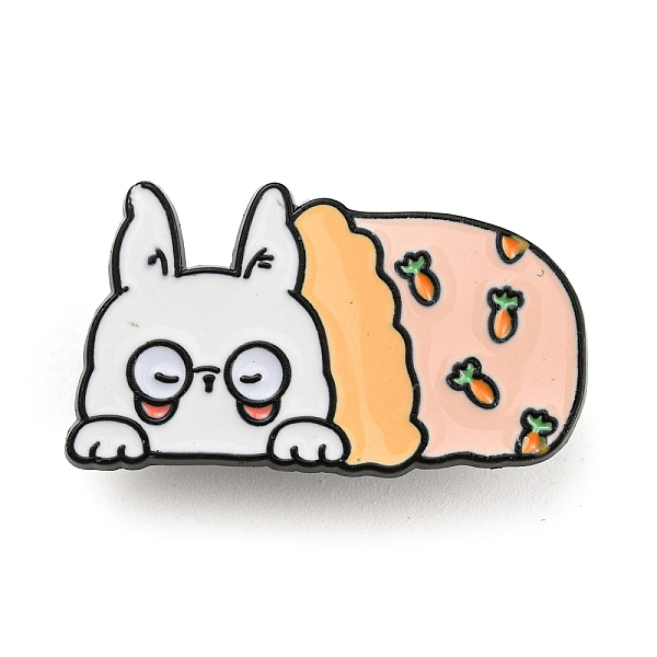 PandaHall Cartoon Rabbit Enamel Pins, Black Alloy Badge for Women, Quilt, 19x33x1.5mm Alloy+Enamel Others Brown
PandaHall Cartoon Rabbit Enamel Pins, Black Alloy Badge for Women, Quilt, 19x33x1.5mm Alloy+Enamel Others Brown