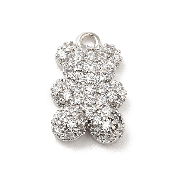 PandaHall Brass Micro Pave Cubic Zirconia Pendants, Lead Free & Cadmium Free, Long-Lasting Plated, Bear Charm, Platinum, 14x9x3mm, Hole..., Clear
PandaHall Brass Micro Pave Cubic Zirconia Pendants, Lead Free & Cadmium Free, Long-Lasting Plated, Bear Charm, Platinum, 14x9x3mm, Hole..., Clear