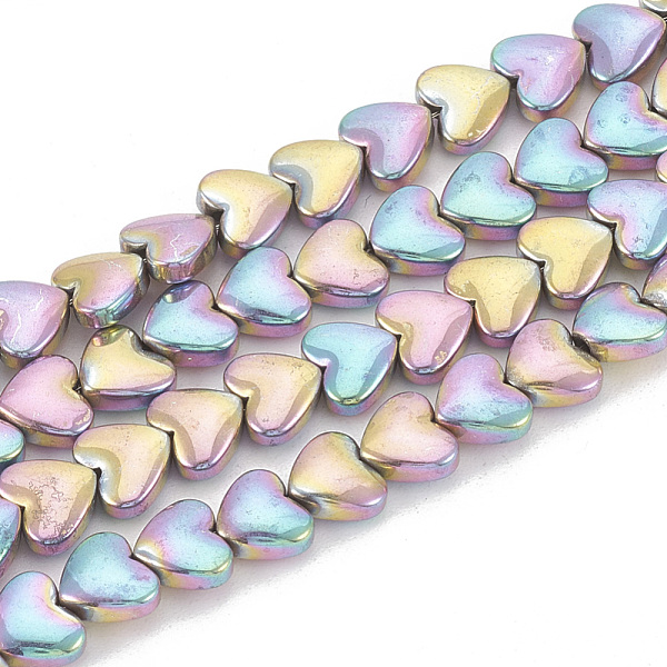 PandaHall Electroplate Non-magnetic Synthetic Hematite Beads Strands, Heart, Rainbow Plated, 5.5x6x3mm, Hole: 1mm, about 80pcs/strand, 15.7...
PandaHall Electroplate Non-magnetic Synthetic Hematite Beads Strands, Heart, Rainbow Plated, 5.5x6x3mm, Hole: 1mm, about 80pcs/strand, 15.7...