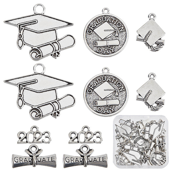 PandaHall SUNNYCLUE 50Pcs 5 Style Tibetan Style Alloy Pendants, Lead Free & Cadmium Free, Mixed Shape, Antique Silver, 9~29x14.5~35x1~6.5mm...
PandaHall SUNNYCLUE 50Pcs 5 Style Tibetan Style Alloy Pendants, Lead Free & Cadmium Free, Mixed Shape, Antique Silver, 9~29x14.5~35x1~6.5mm...