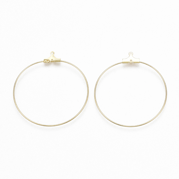 PandaHall Brass Pendants, Ring, Real 18K Gold Plated, 44.5x40~41x1.5mm, Hole: 0.9mm Brass Ring
PandaHall Brass Pendants, Ring, Real 18K Gold Plated, 44.5x40~41x1.5mm, Hole: 0.9mm Brass Ring