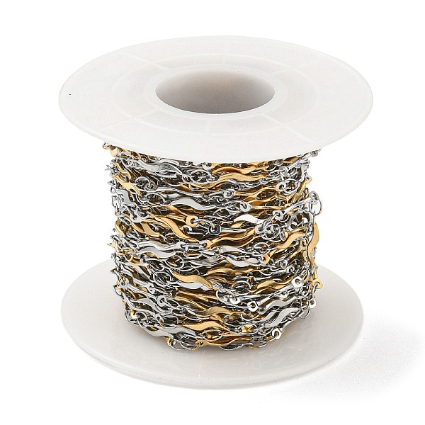 PandaHall Ion Plating(IP) 304 Stainless Steel Link Chains, Soldered, with Spool, Golden & Stainless Steel Color, 12.5x2x0.9mm, 3.5x2.5x0.4mm...
PandaHall Ion Plating(IP) 304 Stainless Steel Link Chains, Soldered, with Spool, Golden & Stainless Steel Color, 12.5x2x0.9mm, 3.5x2.5x0.4mm...