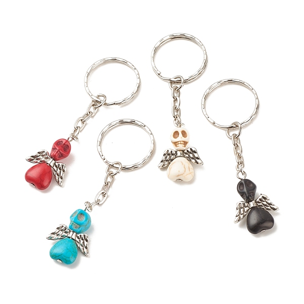 PandaHall Dyed Synthetic Turquoise Keychains, with CCB Plastic Beads and Iron Split Key Rings, Angel, Mixed Color, 8cm Synthetic Turquoise..., Multicolor
PandaHall Dyed Synthetic Turquoise Keychains, with CCB Plastic Beads and Iron Split Key Rings, Angel, Mixed Color, 8cm Synthetic Turquoise..., Multicolor