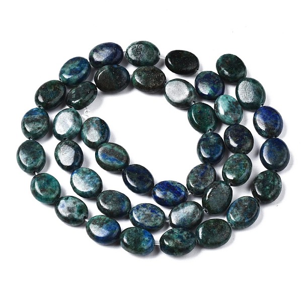 PandaHall Natural Chrysocolla and Lapis Lazuli Beads Strands, Oval, 10x8x4~5mm, Hole: 1mm, about 41pcs/strand, 16.14 inch~16.33 inch...
PandaHall Natural Chrysocolla and Lapis Lazuli Beads Strands, Oval, 10x8x4~5mm, Hole: 1mm, about 41pcs/strand, 16.14 inch~16.33 inch...