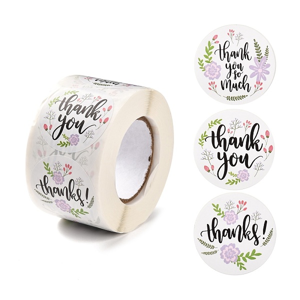 PandaHall 1.5 Inch Self-Adhesive Stickers, Roll Sticker, Flat Round with Flowers & Word Thank You, for Party Decorative Presents, Colorful...
PandaHall 1.5 Inch Self-Adhesive Stickers, Roll Sticker, Flat Round with Flowers & Word Thank You, for Party Decorative Presents, Colorful...