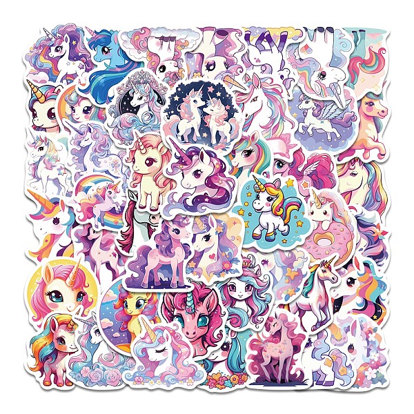 PandaHall 50Pcs Unicorn PVC Waterproof Self-Adhesive Stickers, Cartoon Stickers, for Party Decorative Presents, Mixed Color, 40~70mm Plastic..., Multicolor
PandaHall 50Pcs Unicorn PVC Waterproof Self-Adhesive Stickers, Cartoon Stickers, for Party Decorative Presents, Mixed Color, 40~70mm Plastic..., Multicolor