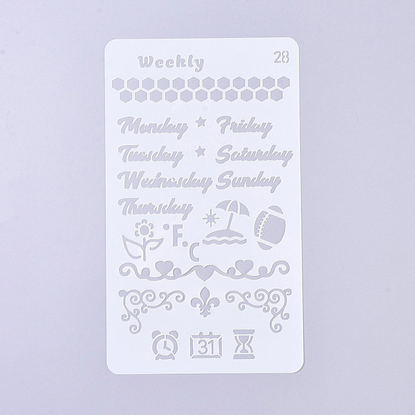 PandaHall Plastic Reusable Drawing Painting Stencils Templates, for Painting on Scrapbook Paper Wall Fabric Floor Furniture Wood, Clear...
PandaHall Plastic Reusable Drawing Painting Stencils Templates, for Painting on Scrapbook Paper Wall Fabric Floor Furniture Wood, Clear...