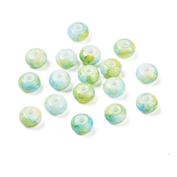 PandaHall Opaque Spray Painted Glass Beads, Rondelle, Drawbench Style, Yellow Green, 8x5mm, Hole: 2mm, about 1041pcs/500g Glass Rondelle
PandaHall Opaque Spray Painted Glass Beads, Rondelle, Drawbench Style, Yellow Green, 8x5mm, Hole: 2mm, about 1041pcs/500g Glass Rondelle