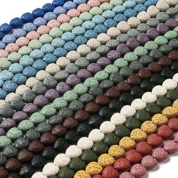 PandaHall Natural Lava Rock Beads Strands, Dyed, Heart, Mixed Color, 14x13~13.5x7mm, Hole: 1.2mm, about 30pcs/strand, 16.14''(41~14.5cm)..., Multicolor
PandaHall Natural Lava Rock Beads Strands, Dyed, Heart, Mixed Color, 14x13~13.5x7mm, Hole: 1.2mm, about 30pcs/strand, 16.14''(41~14.5cm)..., Multicolor