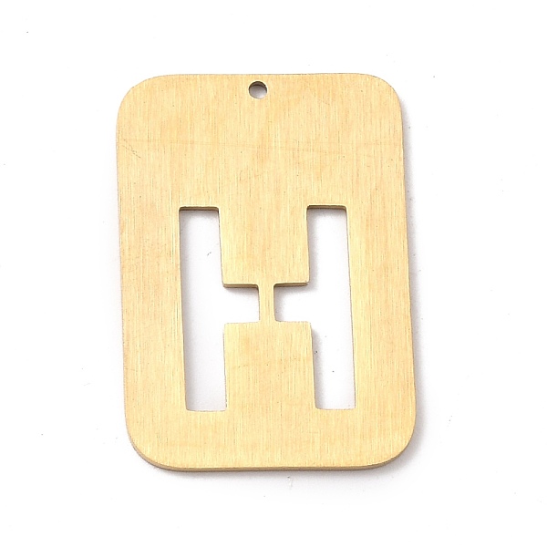 PandaHall Ion Plating(IP) 304 Stainless Steel Pendants, Rectangle with Alphabet, Hollow, Letter.H, 32x22x1mm, Hole: 1.5mm 304 Stainless...
PandaHall Ion Plating(IP) 304 Stainless Steel Pendants, Rectangle with Alphabet, Hollow, Letter.H, 32x22x1mm, Hole: 1.5mm 304 Stainless...