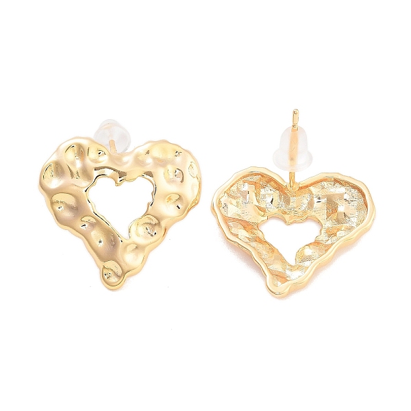 PandaHall 2Pcs Brass Stud Errings, Nickle Free, Heart(Left and Right), Golden, 19x20mm Brass Heart
PandaHall 2Pcs Brass Stud Errings, Nickle Free, Heart(Left and Right), Golden, 19x20mm Brass Heart