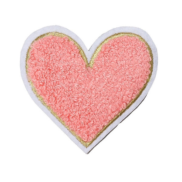 PandaHall Towel Embroidered Patch, Love Heart Embroidery Chenille Appliques, Iron-on Clothing Apparel Decoration, Light Coral, 75x70mm Cloth...
PandaHall Towel Embroidered Patch, Love Heart Embroidery Chenille Appliques, Iron-on Clothing Apparel Decoration, Light Coral, 75x70mm Cloth...
