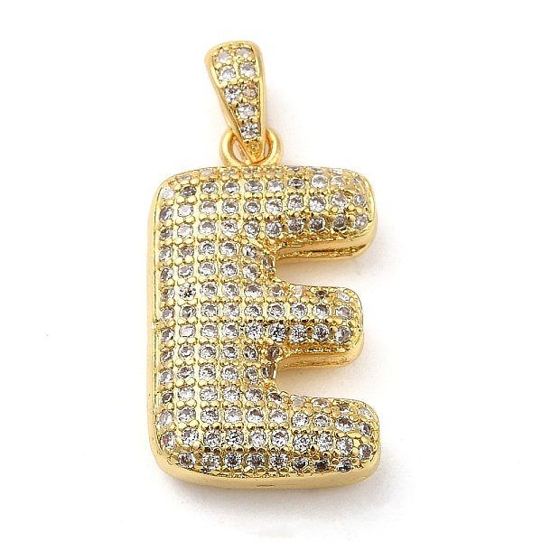 PandaHall Brass Micro Pave Cubic Zirconia Pendants, Cadmium Free & Lead Free, Long-Lasting Plated, Real 18K Gold Plated, Letter E..., Clear
PandaHall Brass Micro Pave Cubic Zirconia Pendants, Cadmium Free & Lead Free, Long-Lasting Plated, Real 18K Gold Plated, Letter E..., Clear