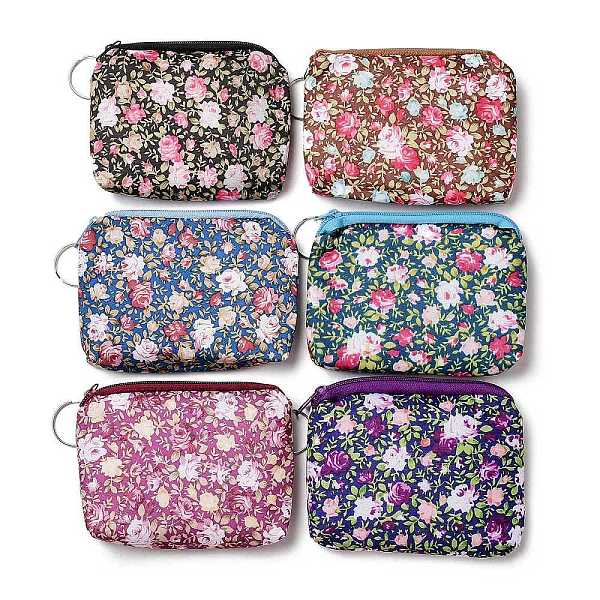 PandaHall Rose Flower Pattern Cotton Cloth Wallets, Change Purse, with Zipper & Iron Key Ring, Mixed Color, 8.95~9.1x11.3~11.4x1.2~1.25cm..., Multicolor
PandaHall Rose Flower Pattern Cotton Cloth Wallets, Change Purse, with Zipper & Iron Key Ring, Mixed Color, 8.95~9.1x11.3~11.4x1.2~1.25cm..., Multicolor