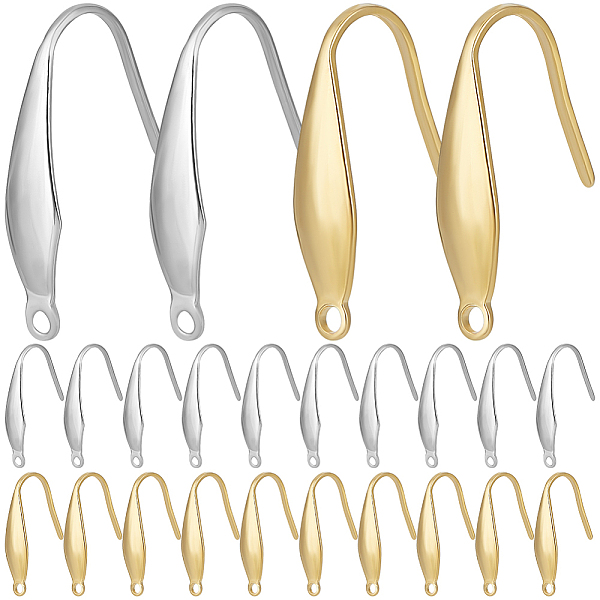 PandaHall Beebeecraft 100Pcs 2 Colors 316 Stainless Steel Earring Hooks, with Vertical Loop, Ear Wire, Mixed Color, 20.5x4.5mm, Hole: 1.2mm...
PandaHall Beebeecraft 100Pcs 2 Colors 316 Stainless Steel Earring Hooks, with Vertical Loop, Ear Wire, Mixed Color, 20.5x4.5mm, Hole: 1.2mm...