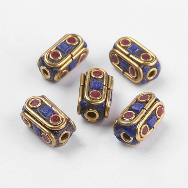 PandaHall Handmade Indonesia Beads, with Brass Findings, Nickel Free, Raw(Unplated), Cuboid, Colorful, 15x7.5x8.5~9mm, Hole: 2mm Polymer...
PandaHall Handmade Indonesia Beads, with Brass Findings, Nickel Free, Raw(Unplated), Cuboid, Colorful, 15x7.5x8.5~9mm, Hole: 2mm Polymer...