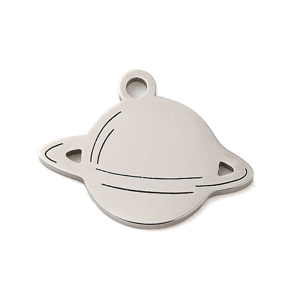PandaHall 304 Stainless Steel Pendants, Laser Cut, Stainless Steel Color, Planet, 12.5x16x1mm, Hole: 1mm 304 Stainless Steel Planet
PandaHall 304 Stainless Steel Pendants, Laser Cut, Stainless Steel Color, Planet, 12.5x16x1mm, Hole: 1mm 304 Stainless Steel Planet