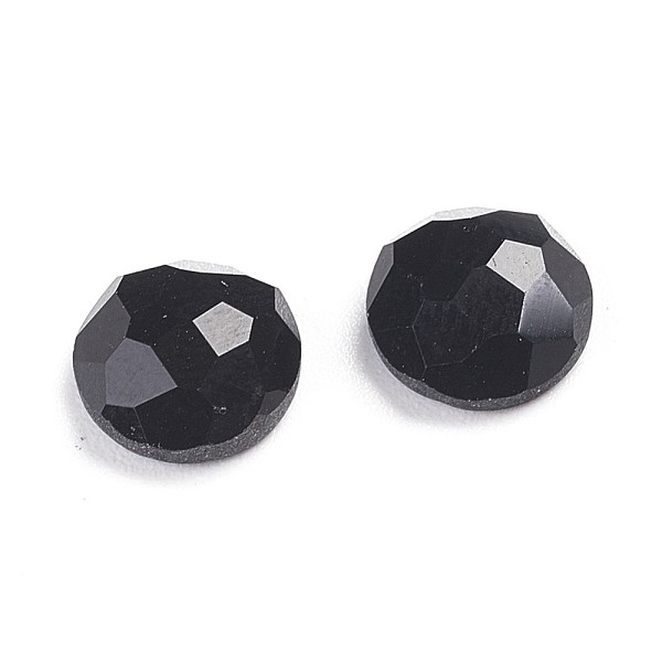 PandaHall Opaque Glass Cabochons, Faceted, Half Round/Dome, Black, 8x3.5mm Glass Half Round Black
PandaHall Opaque Glass Cabochons, Faceted, Half Round/Dome, Black, 8x3.5mm Glass Half Round Black