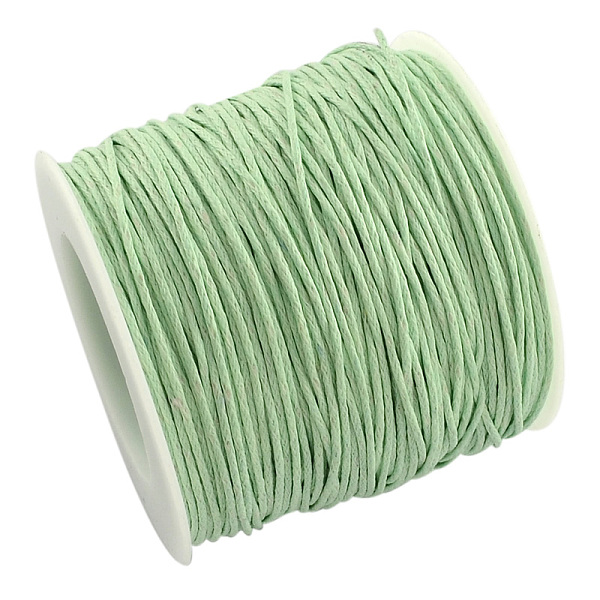 PandaHall Waxed Cotton Thread Cords, Pale Green, 1mm, about 100yards/roll(300 feet/roll) Waxed Cotton Cord Round Green
PandaHall Waxed Cotton Thread Cords, Pale Green, 1mm, about 100yards/roll(300 feet/roll) Waxed Cotton Cord Round Green