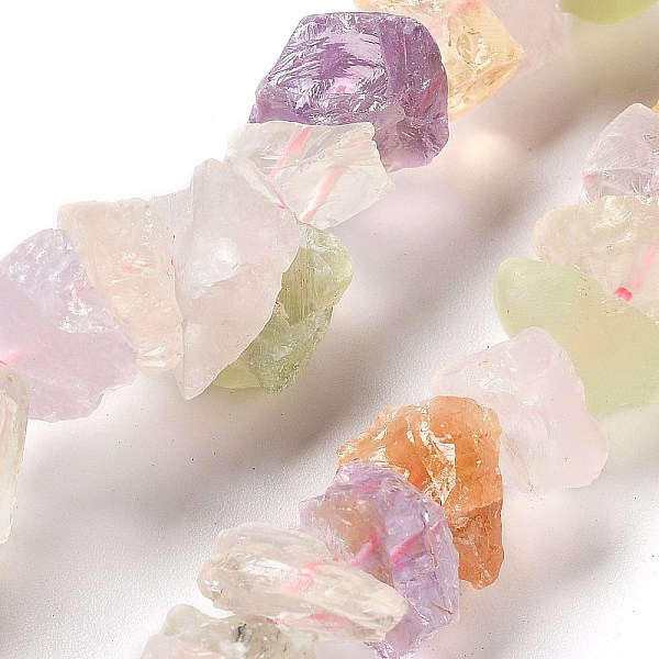 PandaHall Raw Rough Natural Amethyst & Rose Quartz & Quartz Crystal & Citrine Beads Strands, Nuggets, 9~17x7~16x8~14mm, Hole: 0.9mm, about...
PandaHall Raw Rough Natural Amethyst & Rose Quartz & Quartz Crystal & Citrine Beads Strands, Nuggets, 9~17x7~16x8~14mm, Hole: 0.9mm, about...