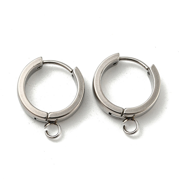 PandaHall 201 Stainless Steel Huggie Hoop Earrings Findings, with Vertical Loop, with 316 Surgical Stainless Steel Earring Pins, Ring...
PandaHall 201 Stainless Steel Huggie Hoop Earrings Findings, with Vertical Loop, with 316 Surgical Stainless Steel Earring Pins, Ring...