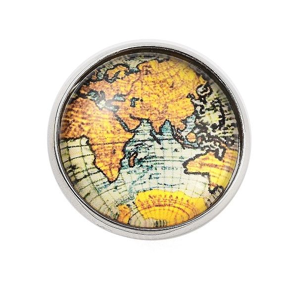 PandaHall Round Glass Brooches, Platinum Plated Zinc Alloy Pins, for Backpack, Map, 18x5.5mm Glass Map
PandaHall Round Glass Brooches, Platinum Plated Zinc Alloy Pins, for Backpack, Map, 18x5.5mm Glass Map