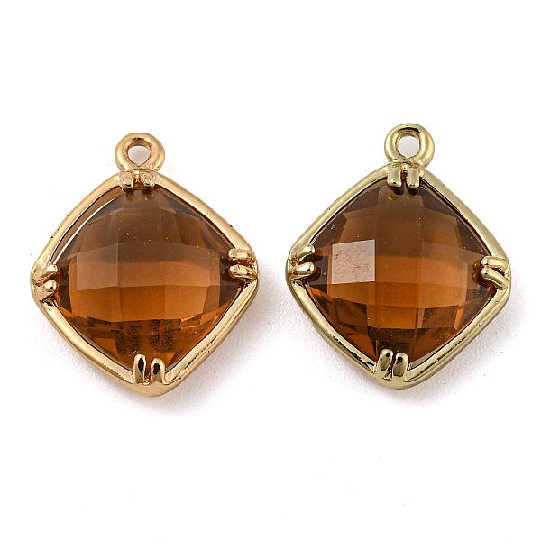 PandaHall Brass with Glass Pendants, Long-Lasting Plated, Faceted Rhombus Charms, Sandy Brown, 16.5x13.5x4.5mm, Hole: 1.2mm Brass+Glass...
PandaHall Brass with Glass Pendants, Long-Lasting Plated, Faceted Rhombus Charms, Sandy Brown, 16.5x13.5x4.5mm, Hole: 1.2mm Brass+Glass...