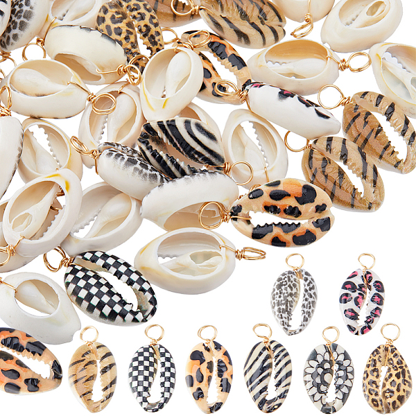 PandaHall Beebeecraft 1 Box 50Pcs Real 18K Gold Plated Natural Shell Pendants Sea Shell Pendant Beach Seashells Cowrie Shell Charms for..., Multicolor
PandaHall Beebeecraft 1 Box 50Pcs Real 18K Gold Plated Natural Shell Pendants Sea Shell Pendant Beach Seashells Cowrie Shell Charms for..., Multicolor