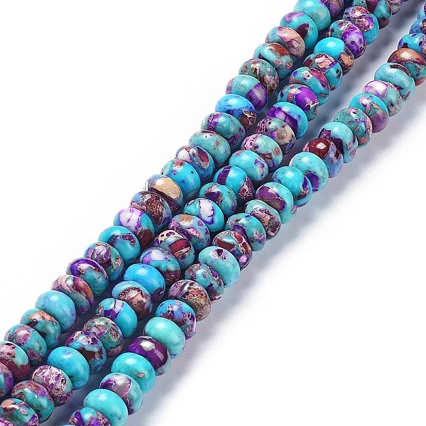 PandaHall Synthetic Turquoise Beads Strands, Dyed, Rondelle, Purple, 8x5mm, Hole: 0.7mm, about 80~84pcs/strand, 15.94~16.14 inch(40.5~41cm)...
PandaHall Synthetic Turquoise Beads Strands, Dyed, Rondelle, Purple, 8x5mm, Hole: 0.7mm, about 80~84pcs/strand, 15.94~16.14 inch(40.5~41cm)...