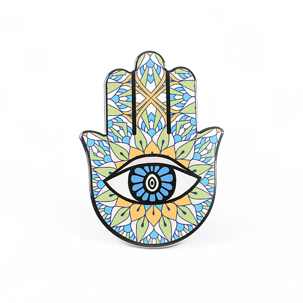 PandaHall Porcelain Cup Mats, Coasters, with Anti-slip Cork Bottom, Water Absorption Heat Insulation, Hamsa Hand/Hand of Miriam with Eye...
PandaHall Porcelain Cup Mats, Coasters, with Anti-slip Cork Bottom, Water Absorption Heat Insulation, Hamsa Hand/Hand of Miriam with Eye...