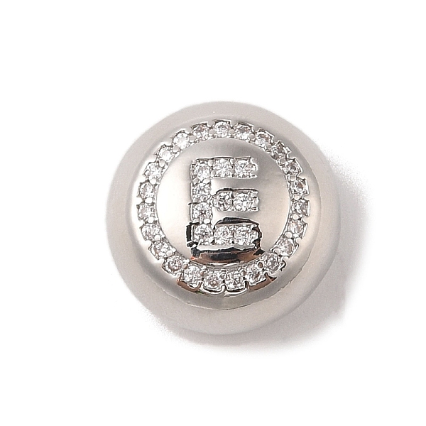 PandaHall Rack Plating Brass & Cubic Zirconia Pendants, Cadmium Free & Lead Free, Long-Lasting Plated, Flat Round with Letter, Letter E..., Clear
PandaHall Rack Plating Brass & Cubic Zirconia Pendants, Cadmium Free & Lead Free, Long-Lasting Plated, Flat Round with Letter, Letter E..., Clear