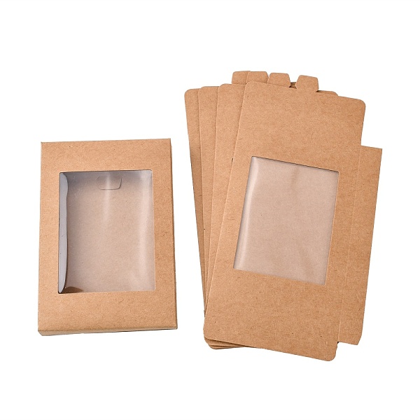 PandaHall Foldable Creative Kraft Paper Box, Wedding Favor Boxes, Favour Box, Paper Gift Box, with Clear Window, Rectangle, Camel, Box..., Brown
PandaHall Foldable Creative Kraft Paper Box, Wedding Favor Boxes, Favour Box, Paper Gift Box, with Clear Window, Rectangle, Camel, Box..., Brown