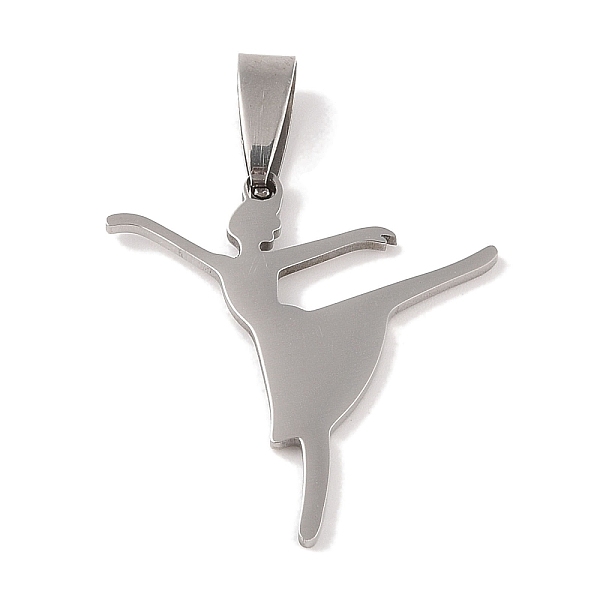 PandaHall 201 Stainless Steel Pendants, Stainless Steel Color, Sport Theme, Dance, 27.5x26x1.5mm, Hole: 4x7mm 201 Stainless Steel Others
PandaHall 201 Stainless Steel Pendants, Stainless Steel Color, Sport Theme, Dance, 27.5x26x1.5mm, Hole: 4x7mm 201 Stainless Steel Others