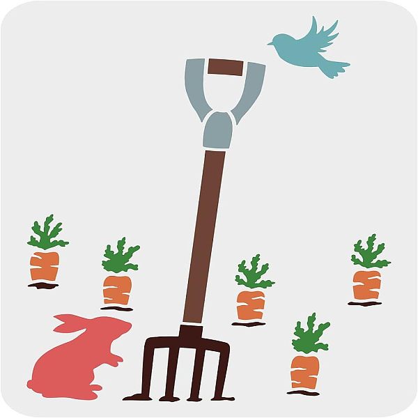 PandaHall FINGERINSPIRE Farm Bunny Painting Stencil Garden Fork Stencil 29.7x21cm Large Reusable Rabbit Carrot Stencil Bird Drawing Stencil...
PandaHall FINGERINSPIRE Farm Bunny Painting Stencil Garden Fork Stencil 29.7x21cm Large Reusable Rabbit Carrot Stencil Bird Drawing Stencil...