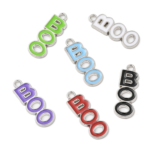 PandaHall Eco-friendly Alloy Enamel Pendants, Word BOO Charm, for Halloween, Mixed Color, 25x9x1.5mm, Hole: 1.8mm Alloy+Enamel Word..., Multicolor
PandaHall Eco-friendly Alloy Enamel Pendants, Word BOO Charm, for Halloween, Mixed Color, 25x9x1.5mm, Hole: 1.8mm Alloy+Enamel Word..., Multicolor