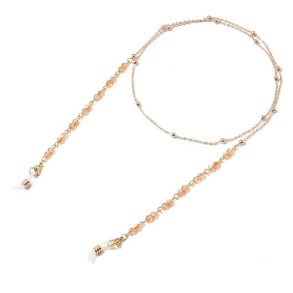 PandaHall Eyeglasses Chains, Neck Strap for Eyeglasses, with Brass Cable Chains, Bicone Glass Beads, 304 Stainless Steel Lobster Claw Clasps...
PandaHall Eyeglasses Chains, Neck Strap for Eyeglasses, with Brass Cable Chains, Bicone Glass Beads, 304 Stainless Steel Lobster Claw Clasps...