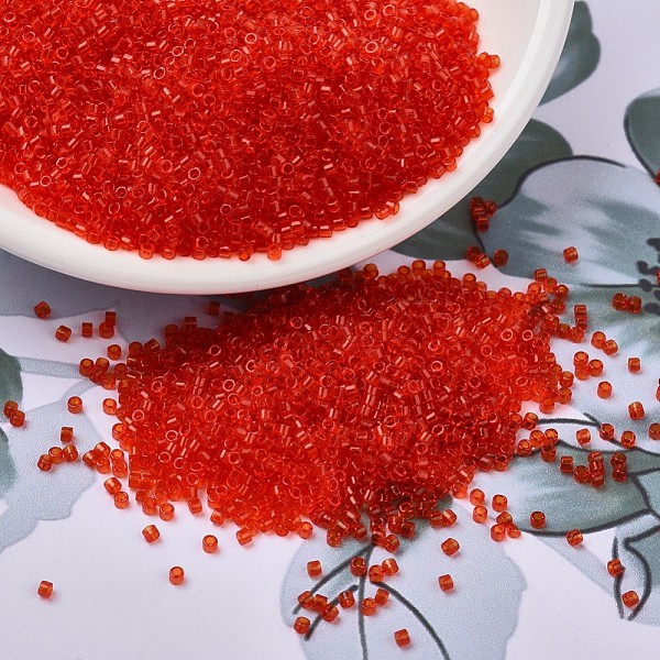 PandaHall MIYUKI Delica Beads, Cylinder, Japanese Seed Beads, 11/0, (DB0704) Transparent Red Orange, 1.3x1.6mm, Hole: 0.8mm, about...
PandaHall MIYUKI Delica Beads, Cylinder, Japanese Seed Beads, 11/0, (DB0704) Transparent Red Orange, 1.3x1.6mm, Hole: 0.8mm, about...