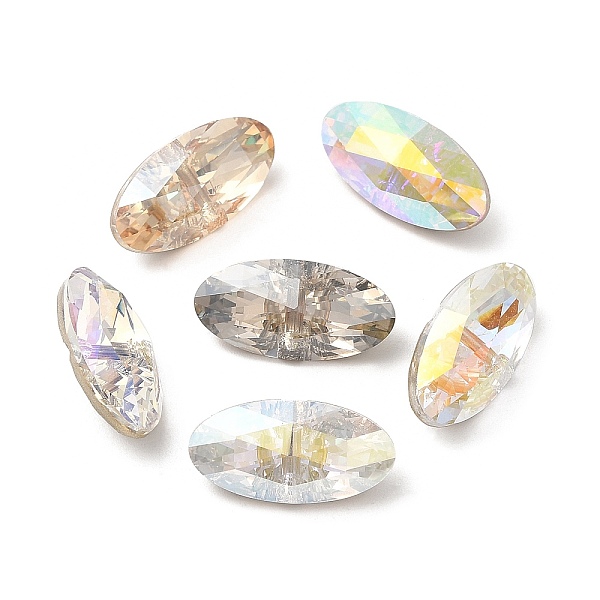 PandaHall K5 Glass Rhinestone Buttons, Back Plated, Faceted, Oval, Mixed Color, 16x8x6.5mm, Hole: 1mm Glass Rhinestone Oval Multicolor
PandaHall K5 Glass Rhinestone Buttons, Back Plated, Faceted, Oval, Mixed Color, 16x8x6.5mm, Hole: 1mm Glass Rhinestone Oval Multicolor
