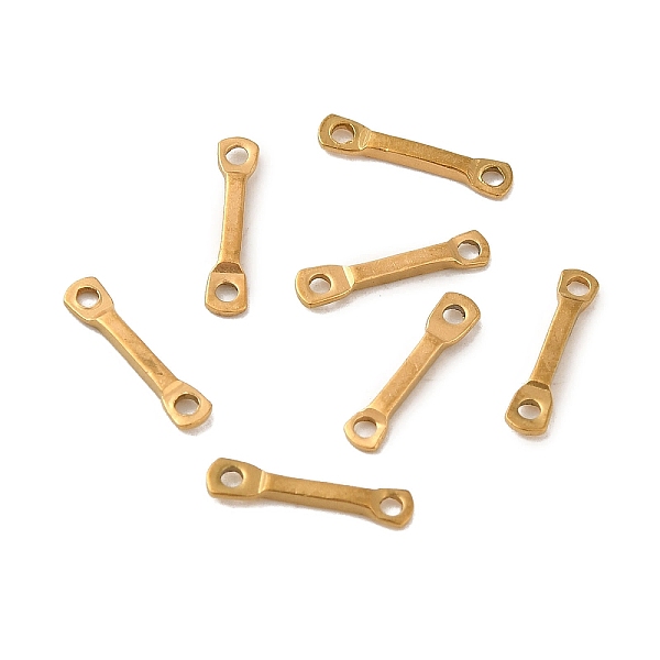 PandaHall Ion Plating(IP) 304 Stainless Steel Links Connector Charms, Flat Bar, Real 18K Gold Plated, 10x2x1mm, Hole: 1mm 304 Stainless...
PandaHall Ion Plating(IP) 304 Stainless Steel Links Connector Charms, Flat Bar, Real 18K Gold Plated, 10x2x1mm, Hole: 1mm 304 Stainless...