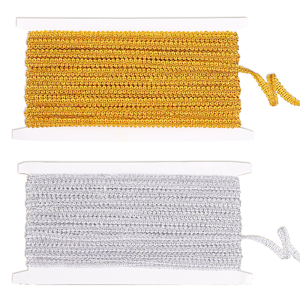 PandaHall FINGERINSPIRE 30 Yards 2 Colors Metallic Braid Lace Trim 1/4" Gold & Sliver Sewing Centipede Braided Lace Decorated Gimp Trim for..., Multicolor
PandaHall FINGERINSPIRE 30 Yards 2 Colors Metallic Braid Lace Trim 1/4" Gold & Sliver Sewing Centipede Braided Lace Decorated Gimp Trim for..., Multicolor