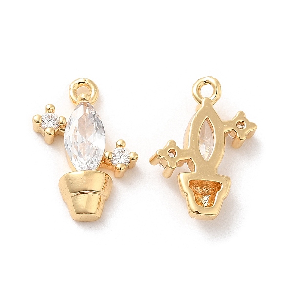 PandaHall Brass Pendants, with Glass Charms, Cactus, Real 18K Gold Plated, 14.5x10x3mm, Hole: 1.2mm Brass+Glass Cactus
PandaHall Brass Pendants, with Glass Charms, Cactus, Real 18K Gold Plated, 14.5x10x3mm, Hole: 1.2mm Brass+Glass Cactus