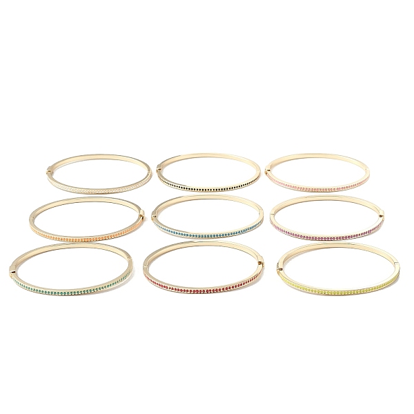 PandaHall Brass Enamel Hinged Bangle for Women Men, Real 18K Gold Plated, Mixed Color, Inner Diameter: 2-3/8 inch(6.1cm) Brass Multicolor
PandaHall Brass Enamel Hinged Bangle for Women Men, Real 18K Gold Plated, Mixed Color, Inner Diameter: 2-3/8 inch(6.1cm) Brass Multicolor