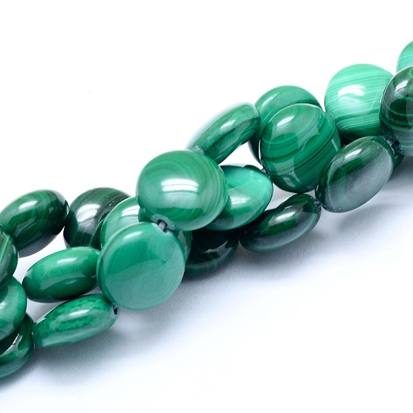 PandaHall Natural Malachite Beads Strands, Round Flat, 10x4mm, Hole: 0.8mm, about 40pcs/strand, 15.75 inch(40cm) Malachite Round
PandaHall Natural Malachite Beads Strands, Round Flat, 10x4mm, Hole: 0.8mm, about 40pcs/strand, 15.75 inch(40cm) Malachite Round