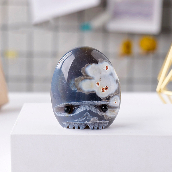 PandaHall Natural Flower Agate Display Decorations, for Home Office Desk, Oval, 45~65x35~55x25~40mm Flower Agate Oval
PandaHall Natural Flower Agate Display Decorations, for Home Office Desk, Oval, 45~65x35~55x25~40mm Flower Agate Oval