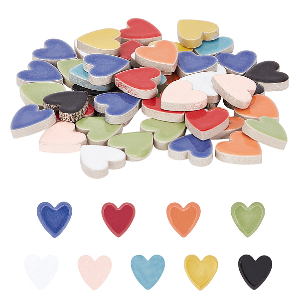 PandaHall Porcelain Cabochons, Mosaic Tile Supplies for DIY Crafts, Plates, Picture Frames, Flowerpots, Handmade Jewelry, Heart, with Bead..., Multicolor
PandaHall Porcelain Cabochons, Mosaic Tile Supplies for DIY Crafts, Plates, Picture Frames, Flowerpots, Handmade Jewelry, Heart, with Bead..., Multicolor