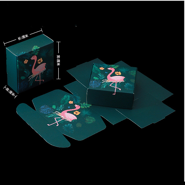 PandaHall Paper Candy Boxes, Bakery Box, Baby Shower Gift Box, Square, Dark Green, 6.5x6.5x3cm Paper Flamingo Shape
PandaHall Paper Candy Boxes, Bakery Box, Baby Shower Gift Box, Square, Dark Green, 6.5x6.5x3cm Paper Flamingo Shape