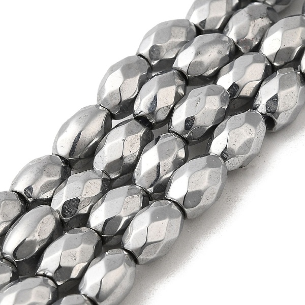 PandaHall Electroplated Strong Magnetic Synthetic Hematite Beads Strands, Long-Lasting Plated, Faceted Oval, Platinum Plated, 7~8x5~5.5mm...
PandaHall Electroplated Strong Magnetic Synthetic Hematite Beads Strands, Long-Lasting Plated, Faceted Oval, Platinum Plated, 7~8x5~5.5mm...