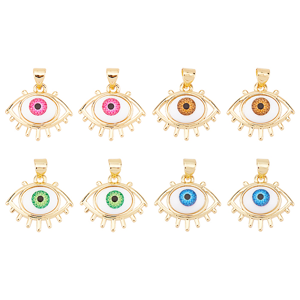 PandaHall arricraft 8 Pcs 4 Colors Brass Evils Eye Charms, Real 18K Gold Plated Sun Evils Eye Beads Pendants Evils Eye Ornaments for..., Multicolor
PandaHall arricraft 8 Pcs 4 Colors Brass Evils Eye Charms, Real 18K Gold Plated Sun Evils Eye Beads Pendants Evils Eye Ornaments for..., Multicolor
