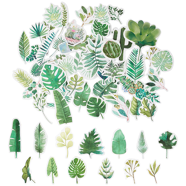 PandaHall CRASPIRE 2 Sets Self-Adhesive Paper Stickers, Lime Green, Mixed Shapes, Plants Pattern, 37~74x14~80x0.2mmm, 1pc/style, 60 Styles...
PandaHall CRASPIRE 2 Sets Self-Adhesive Paper Stickers, Lime Green, Mixed Shapes, Plants Pattern, 37~74x14~80x0.2mmm, 1pc/style, 60 Styles...